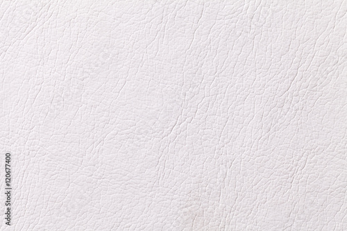 White leather texture background with pattern, closeup.