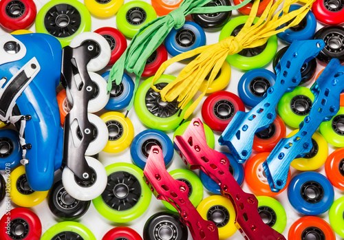 Roller skating, wheel, frame 