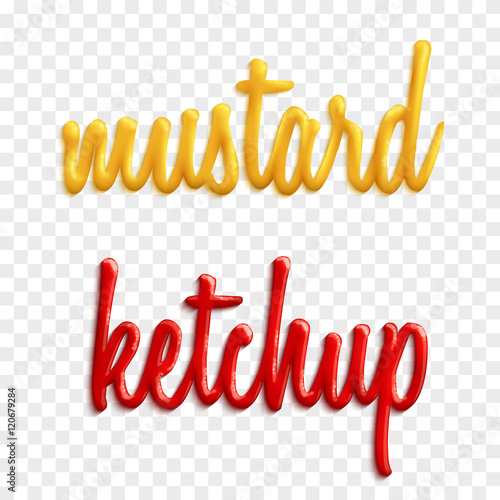 Sauce Words Illustration