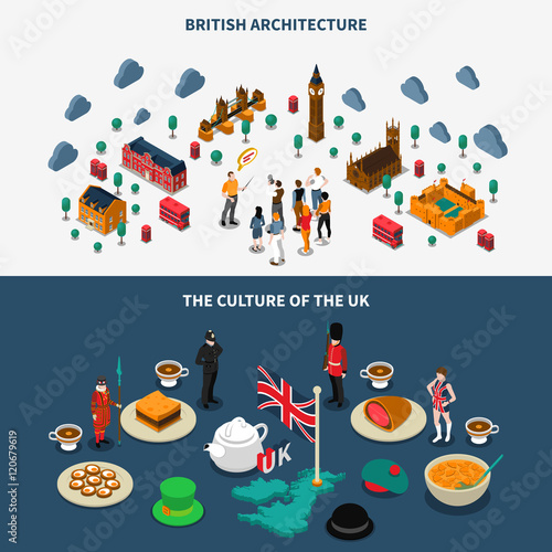  Great Britain Banners Set