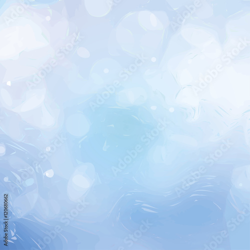 Abstract blue bokeh background