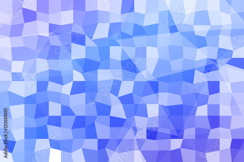 abstract low poly blue background. vector