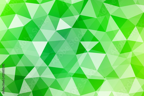 abstract low poly green background. vector illustration. for idea your banner, presentation