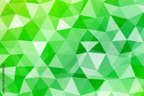 abstract low poly green background. vector illustration. for idea your banner, presentation