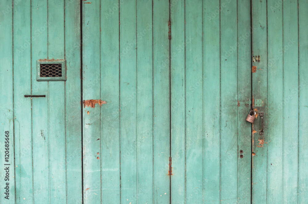 Green Wooden Door Green Wooden Door