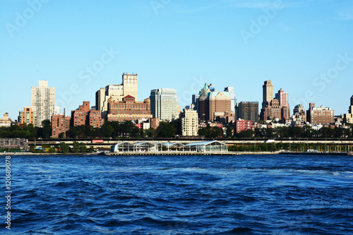 Brooklyn skyline  view from Manhattan  New York City
