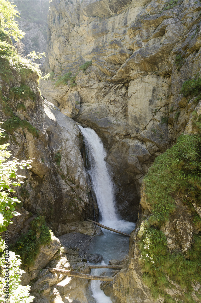 Wasserfall in der Galitzenklamm Wasserfall in der Galitzenklamm