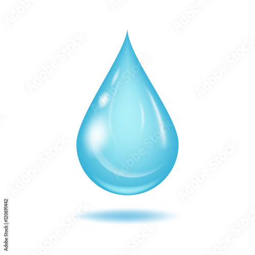 Water drop vector illustration.