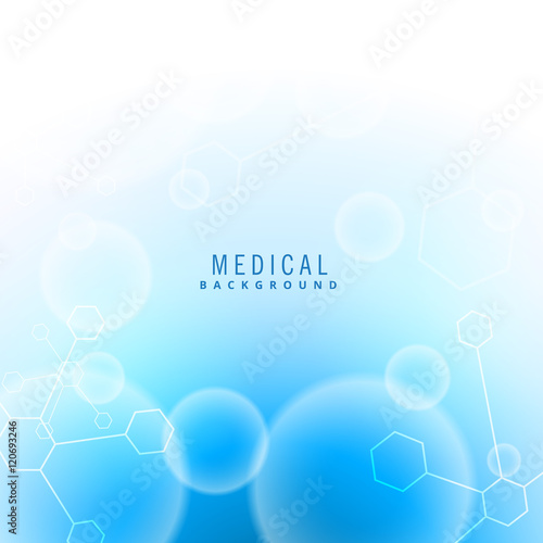 medical science background with particles