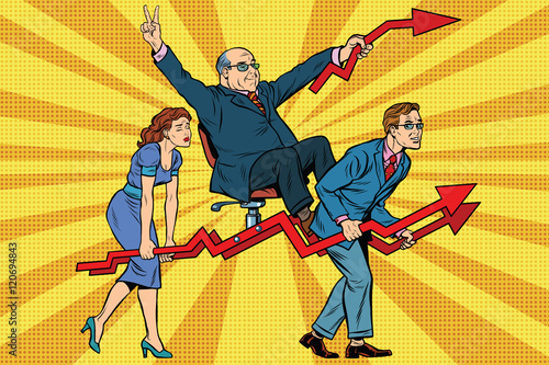 business people are the boss, sales schedules