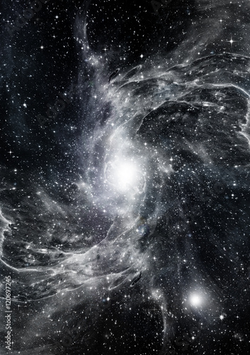 galaxy in a free space