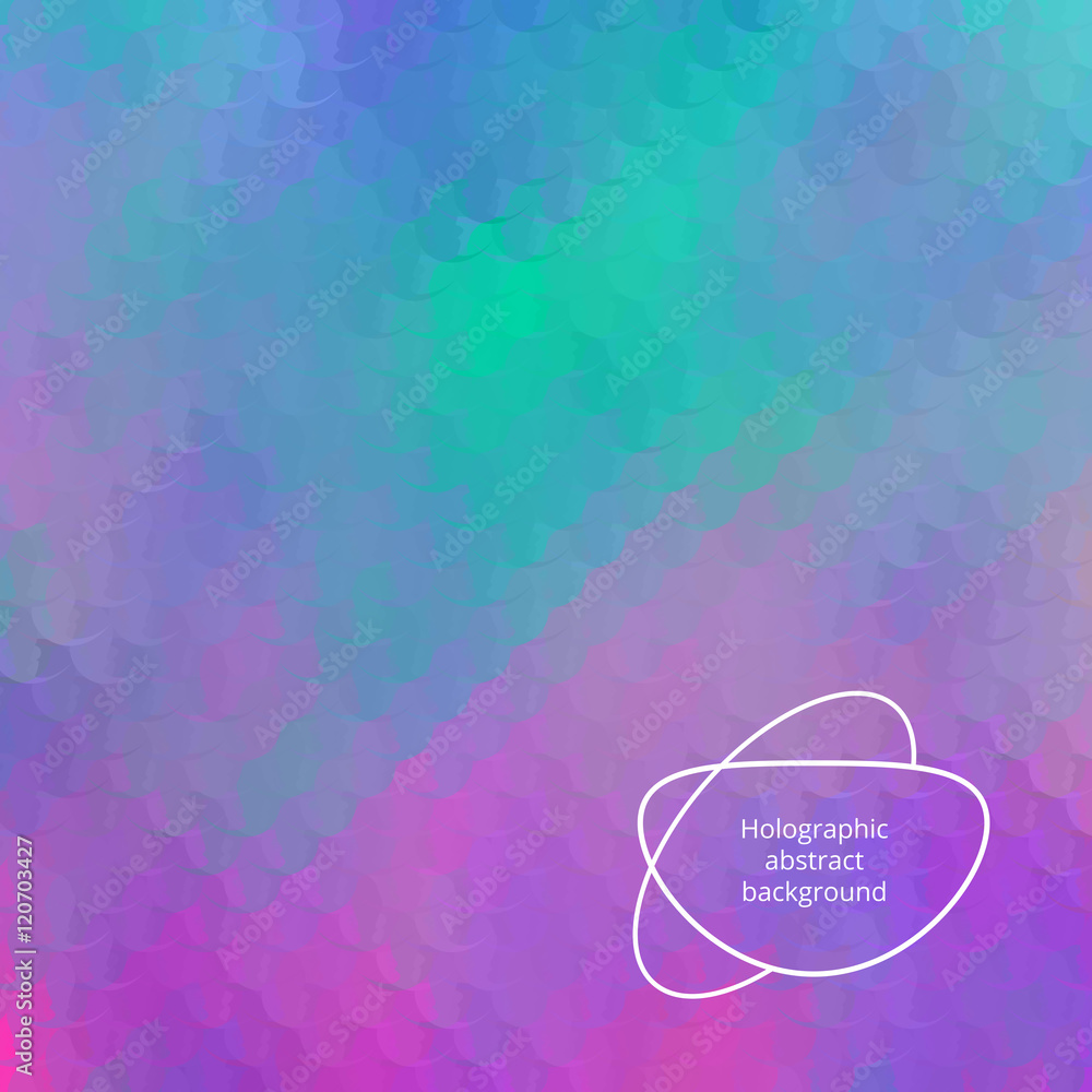 Hologram background. Holographic art. Neon wallpaper. Rainbow backdrop.  Multicolor design. Polychromatic illustration. Spectrum decoration. Bright  abstract gradient. Vector. Stock Vector | Adobe Stock