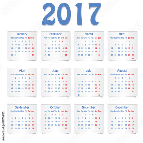 calendario 2017