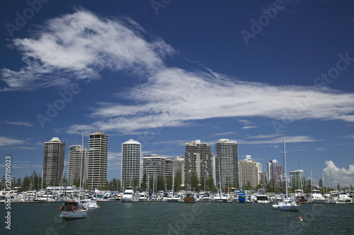 Australia, Queensland, Gold Coast, Surfer's Paradise, Yachts at the Marina Mirage photo