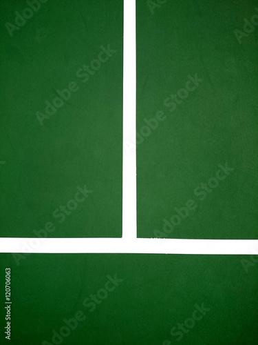 Lines on a tennis court