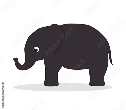 icon elephant design isolated vector illustration eps 10 © Gstudio