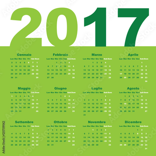 calendario 2017