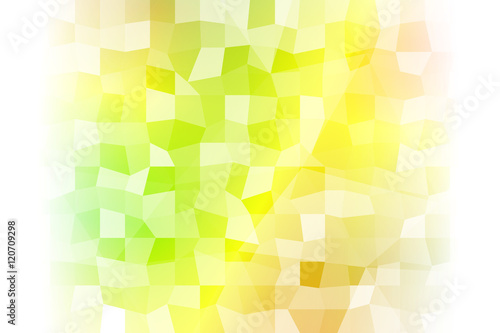 abstract low poly yellow, green, red background. vector illustration.