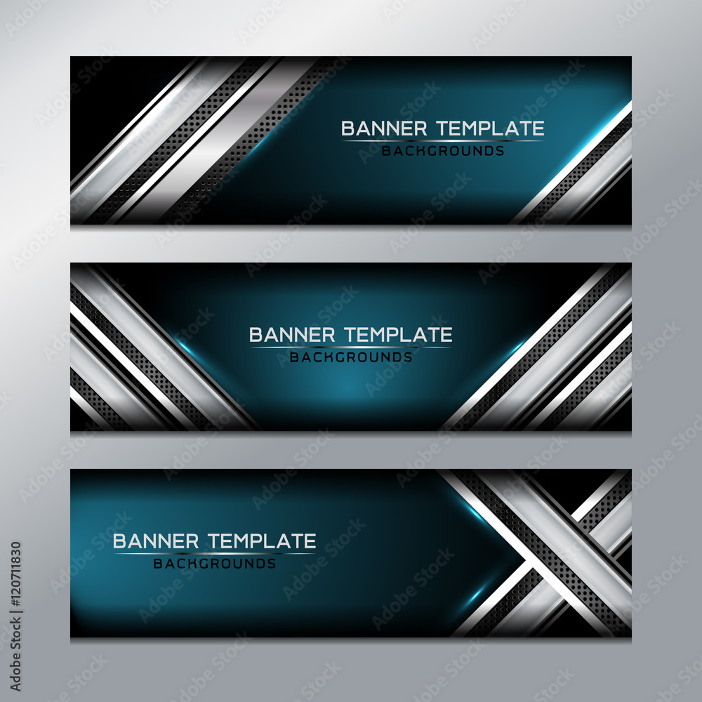 Fototapeta premium Business Banners Template Design, vector illustration
