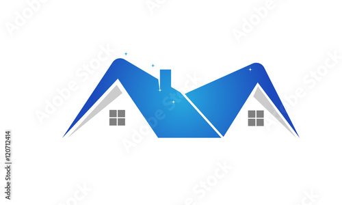 home rooftop blue shine
