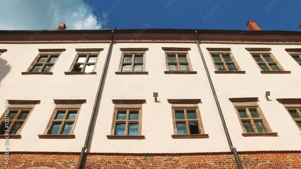 Mir castle in Belarus. Culturally historic structure Mir castle in Belarus. Culturally historic structure