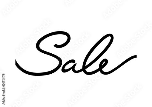 Sale Calligraphic Lettering Design