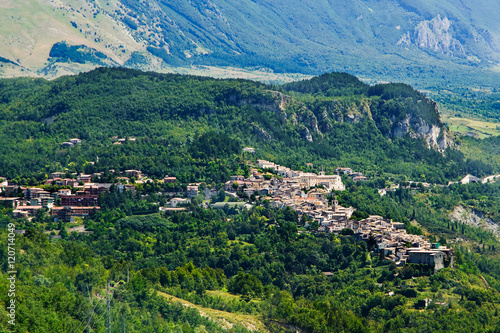 Caramanico small village in abruzzo (Italy)