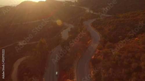 Hollywood Hills Sunset Aerial 03