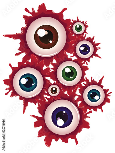 Halloween Bloody Eyeball
