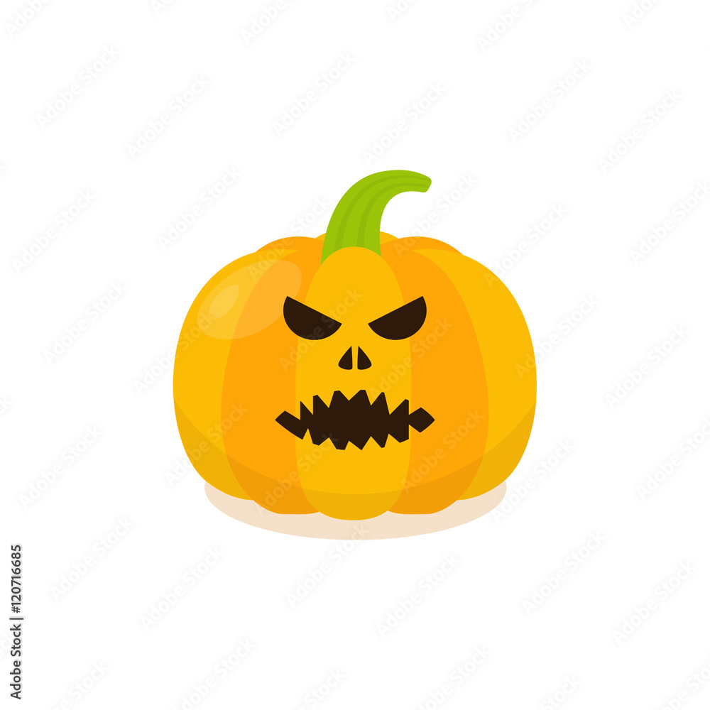 Halloween Pumpkin vector icon. Halloween Pumpkin vector icon.