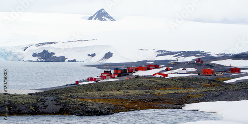 antarctica landscape background view