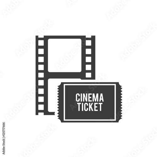 tape record with cinematographic icon vector illustration design
