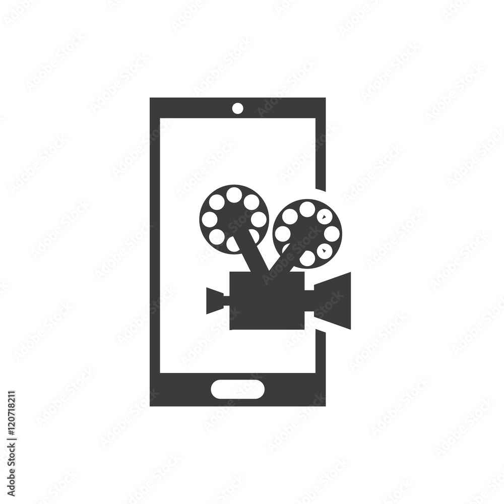 cinema online technology icon vector illustration design cinema online technology icon vector illustration design