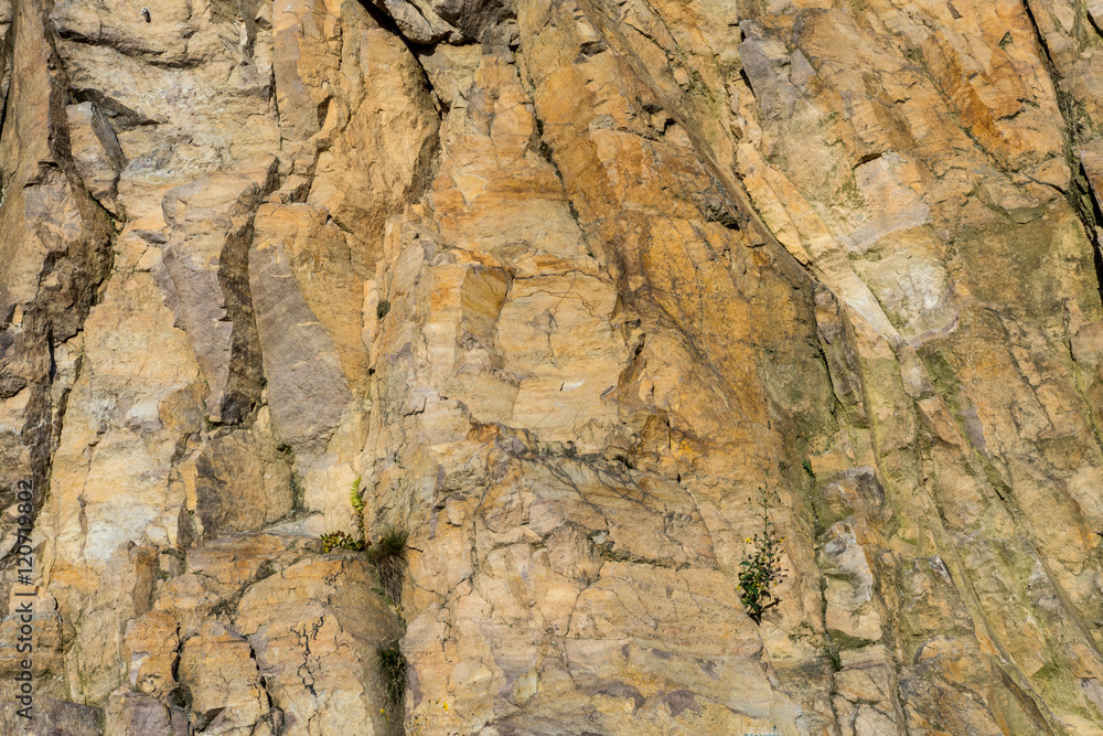 Background and texture - quarry, stone, rock face. Background and texture - quarry, stone, rock face.