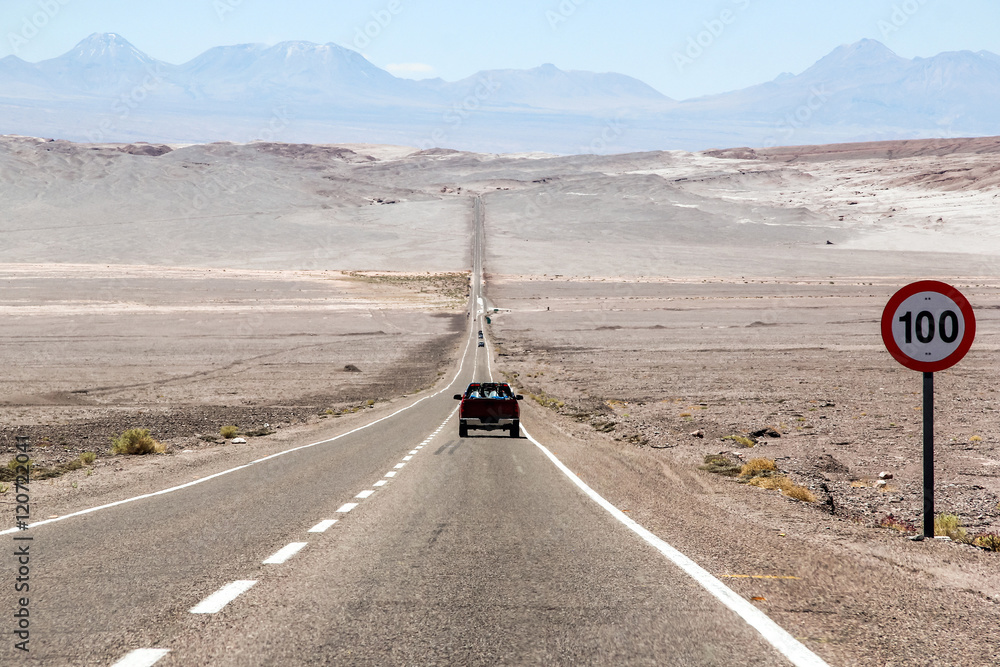 Fototapeta premium Road through the desert
