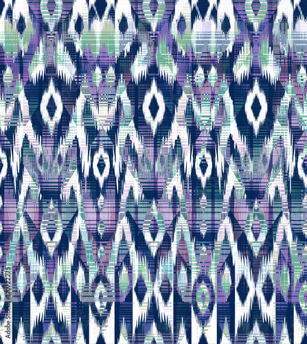 artistic ikat print - seamless backround
