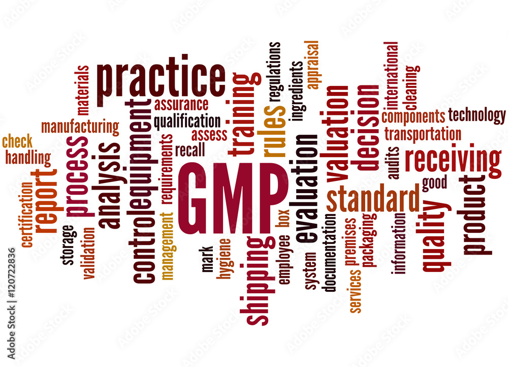 GMP - Good Manufacturing Practice, word cloud concept 9 GMP - Good Manufacturing Practice, word cloud concept 9
