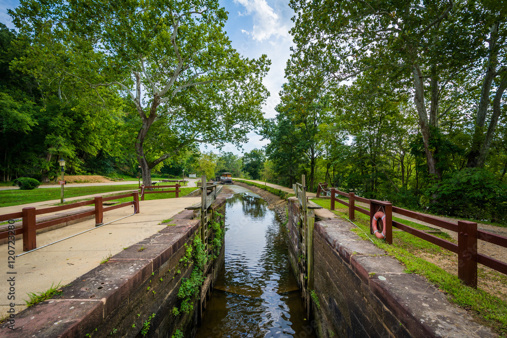 The C & O Canal, at Chesapeake & Ohio Canal National Historical