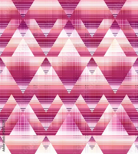 abstract geo triangles and stripes pattern -seamless background