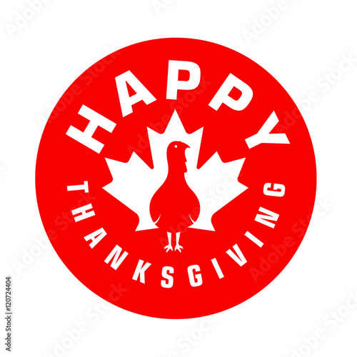 Happy thanksgiving day vector icon for web and print