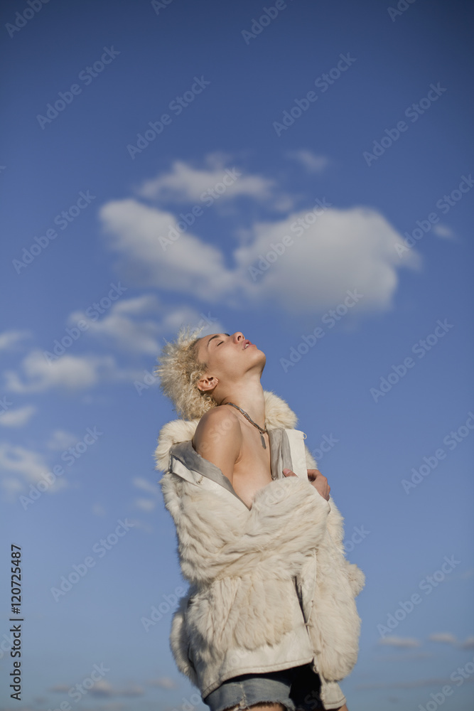 Portrait of a beautiful young woman Portrait of a beautiful young woman