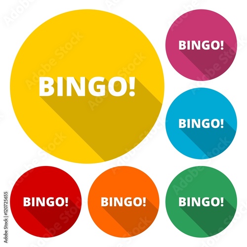 Bingo Icon Vector. Vector illustration.