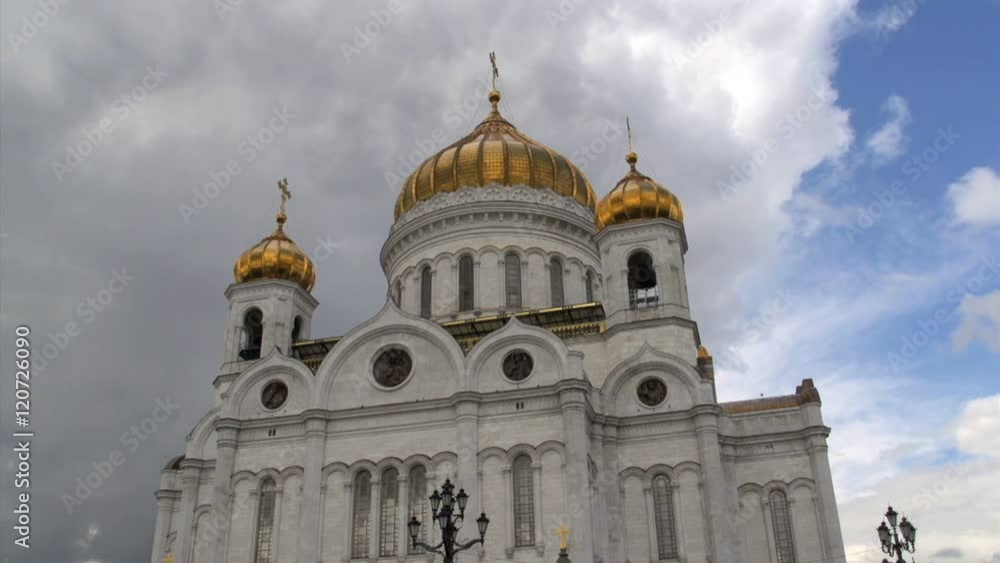 Cathedral of christ the saviour time lapse Cathedral of christ the saviour time lapse