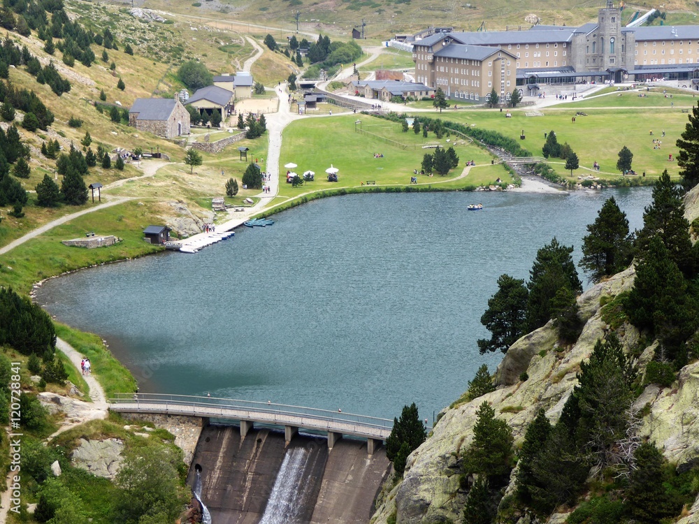 Fototapeta premium La Nuria, Pyrénées espagnol