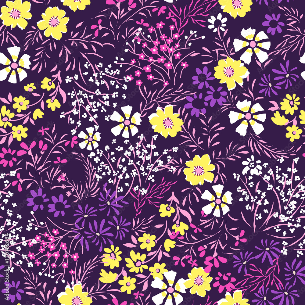 tiny ditsy floral print - seamless background tiny ditsy floral print - seamless background
