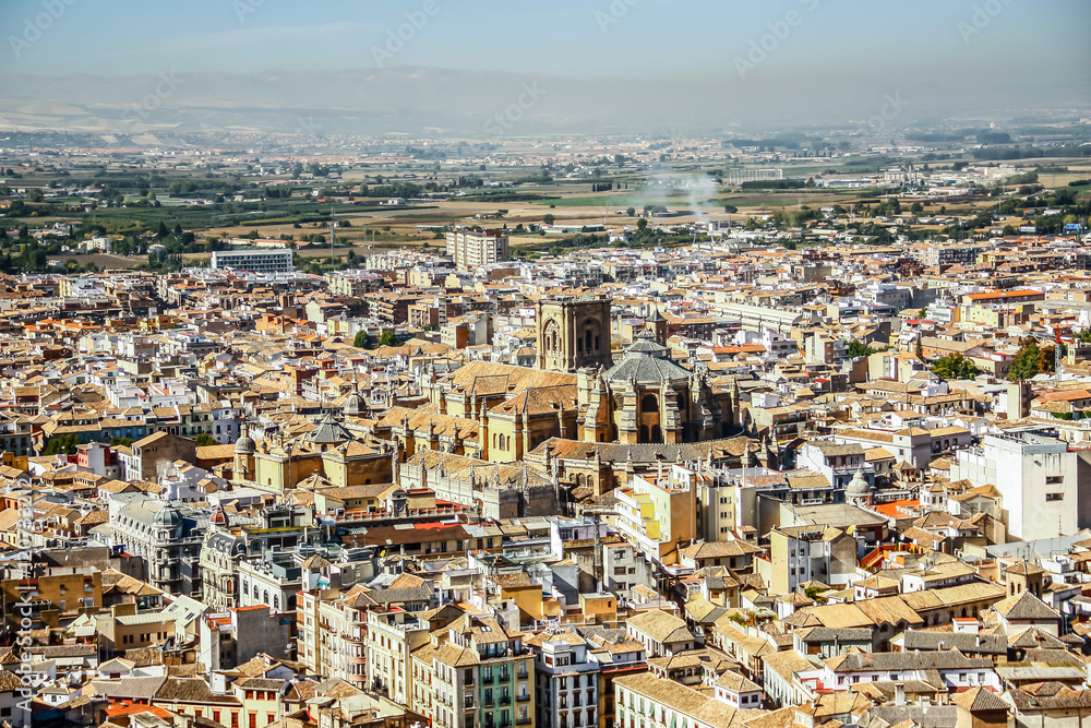 Granada Cathedral (Cathedral of the Incarnation) in gothic and s