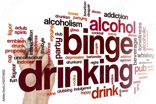 Photography Binge drinking word cloud