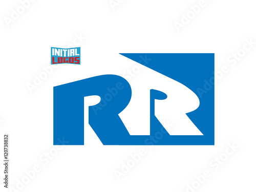 Free Download RR Initial Logo for your startup venture - GFXLoad