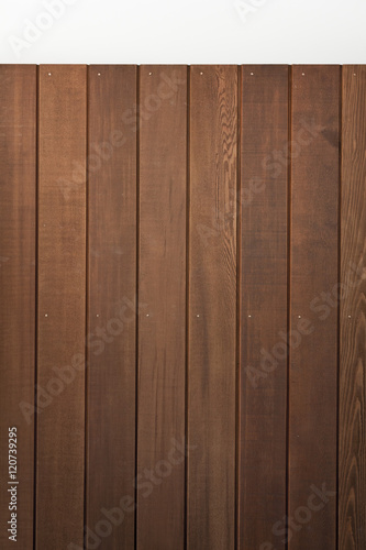 Cedar wooden wall background