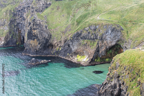 Fototapeta Naklejka Na Ścianę i Meble -  Blue Waters of the Antrim Coast